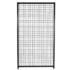 gaaspaneel zwart afm; 102 x 180/200 cm